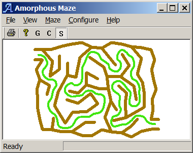 Amorphous Maze