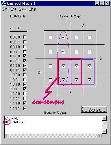 Boolean algebra program