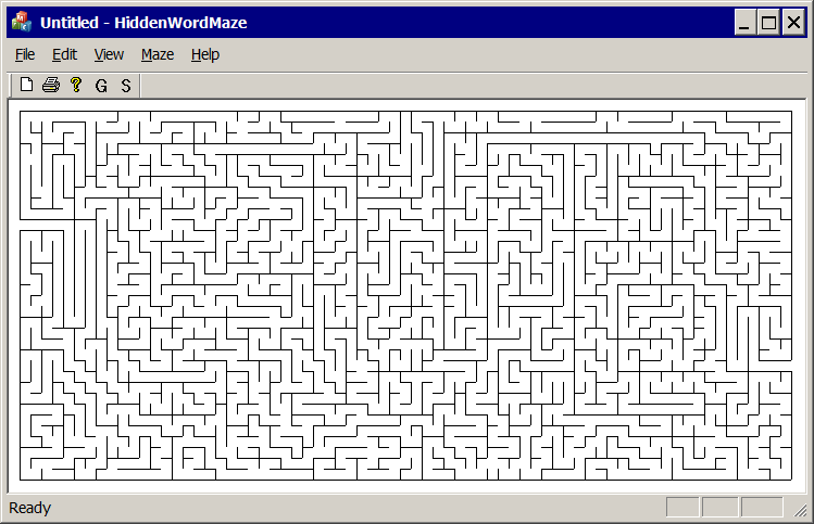 Hidden Word Maze