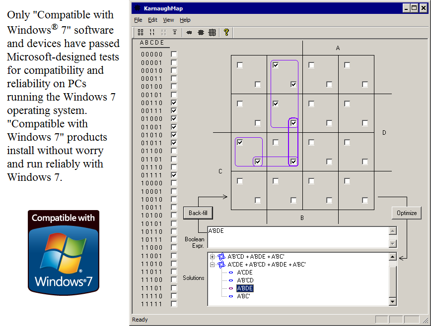 kmap445 is Compatible with Windows 7